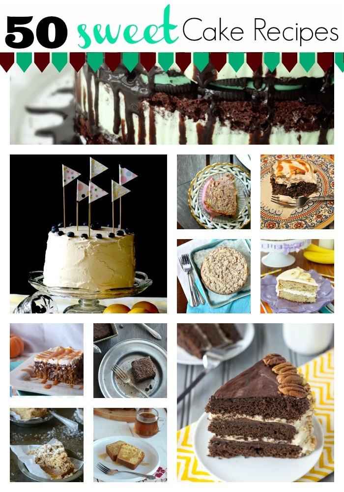 50 sweet cake recipe round up
