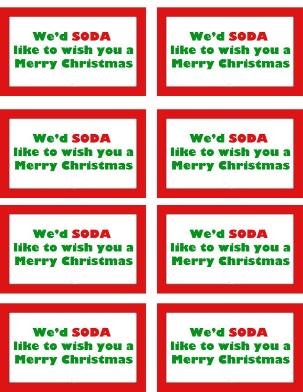 Free printable secret santa gift tags
