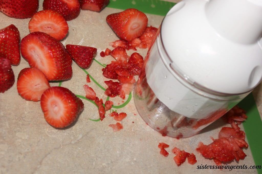 strawberry jam diced strawberries